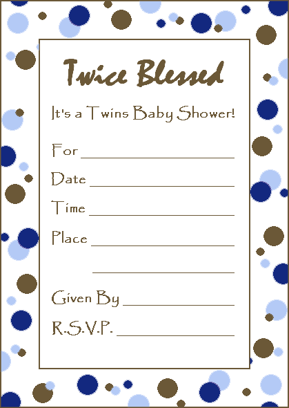 Twins Baby Shower Ideas Galore