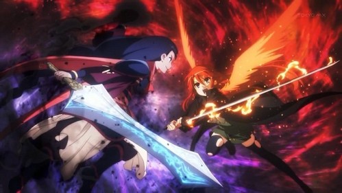post a pic of two people fighting - Anime Answers - Fanpop