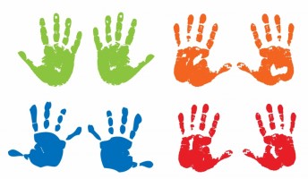 Vector child handprint Free vector for free download about (4 ...