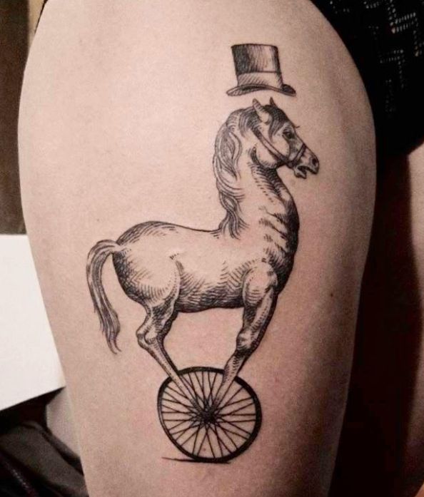 Steampunk horse tattoo | ➕ INK ➕ | Pinterest