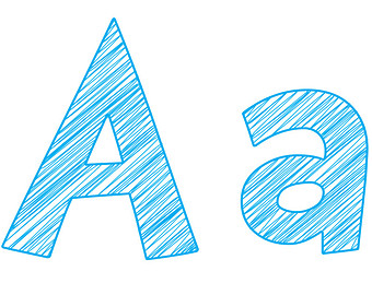 Lowercase Letter X Made With Clipart - Free Clip Art Images