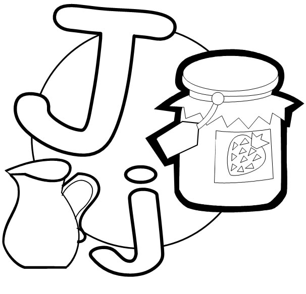 Free Printable Alphabet - the letter J | What2Learn