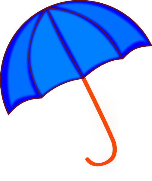 Blue Umbrella Clip Art at Clker.com - vector clip art online ...