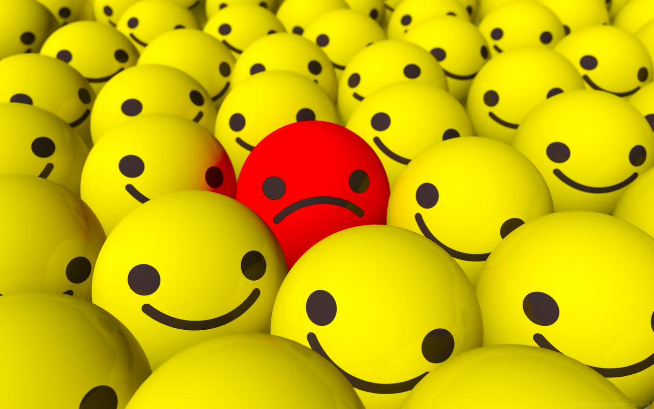 Emo Sad Smiley Wallpaper by Ixionx on DeviantArt
