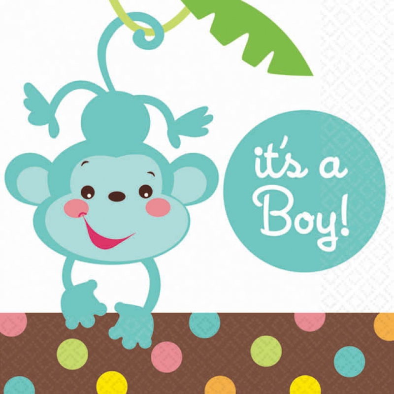 Fisher Price it's a boy beverage napkin (16ct): Parties 2 Order