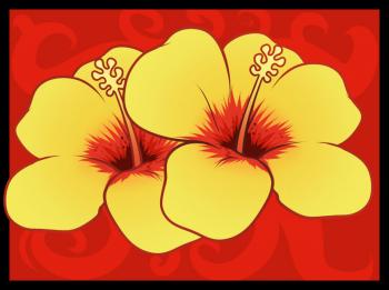 How to Draw Hawaiian Flowers, Step by Step, Flowers, Pop Culture ...