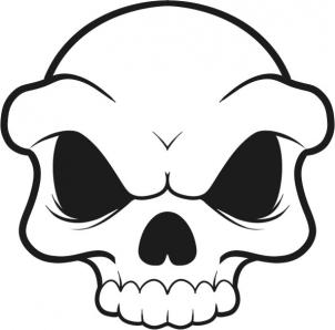 Cool Skull Drawing - ClipArt Best