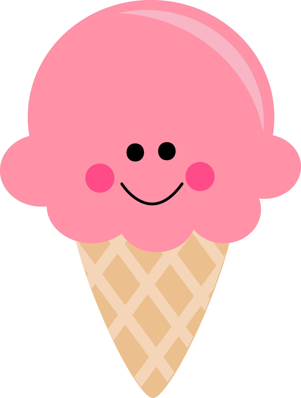 Cute Animated Ice Cream Cone | About Animals