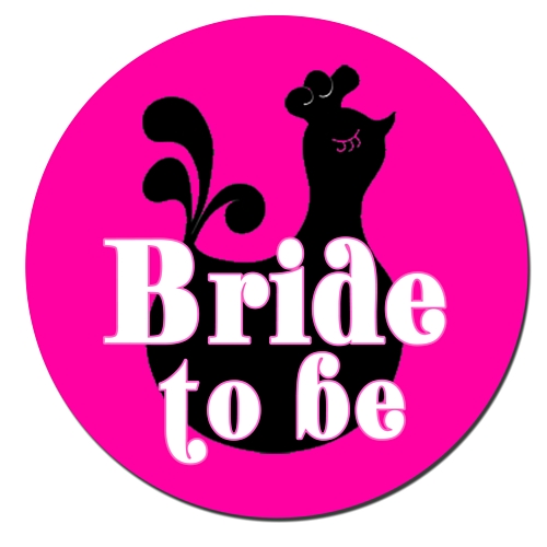 Bride To Be Badge 58mm