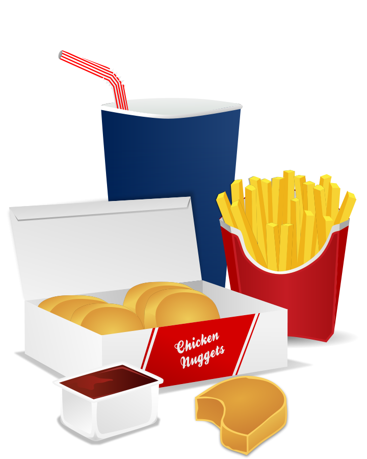 Fast Food, Lunch-Dinner, Garlic Toast Clipart, vector clip art ...