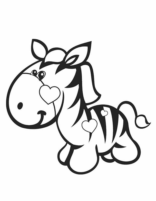 Coloring-Page-of-ZebraFree coloring pages for kids | Free coloring ...