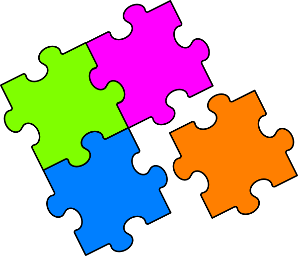 Puzzle Orange clip art - vector clip art online, royalty free ...