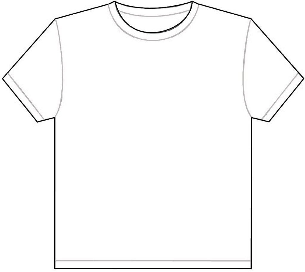 T Shirt Template Free Printable - Printable Templates