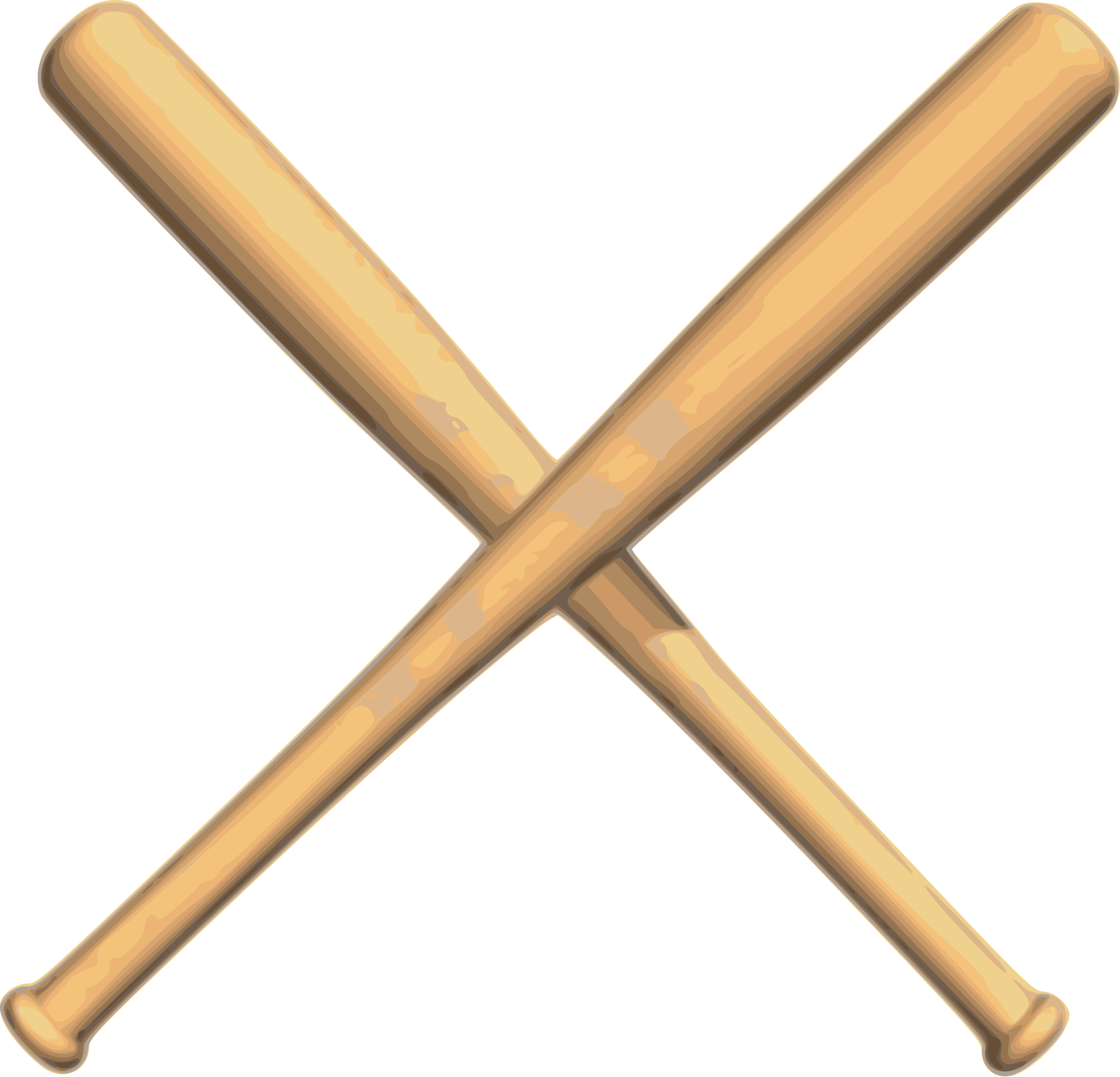 Pix For > Crossed Baseball Bat Clip Art