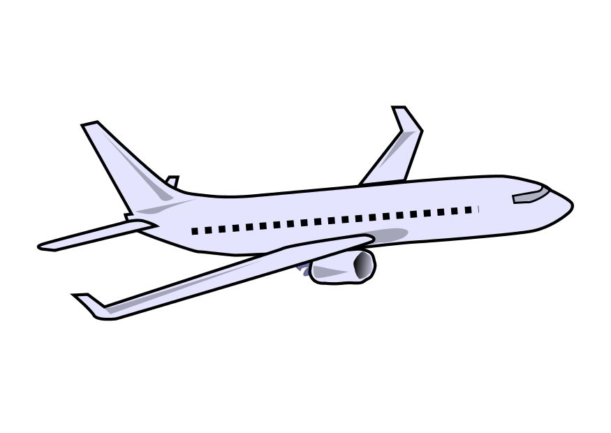 Airplane-Coloring-Page, Aircraft Car Window Decal, Air plane Decal ...