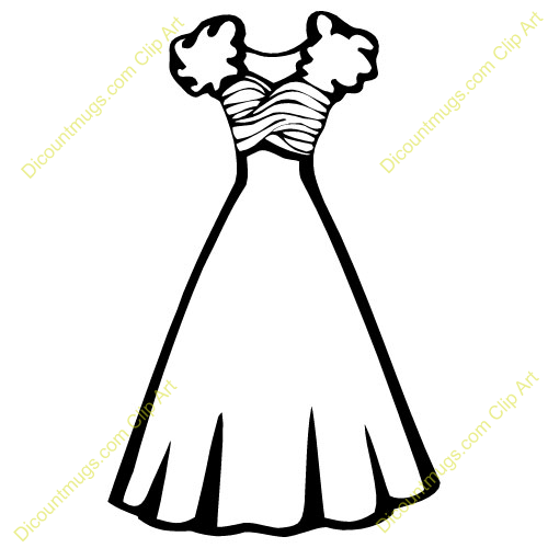 Vintage Wedding Dress Clipart | Clipart Panda - Free Clipart Images