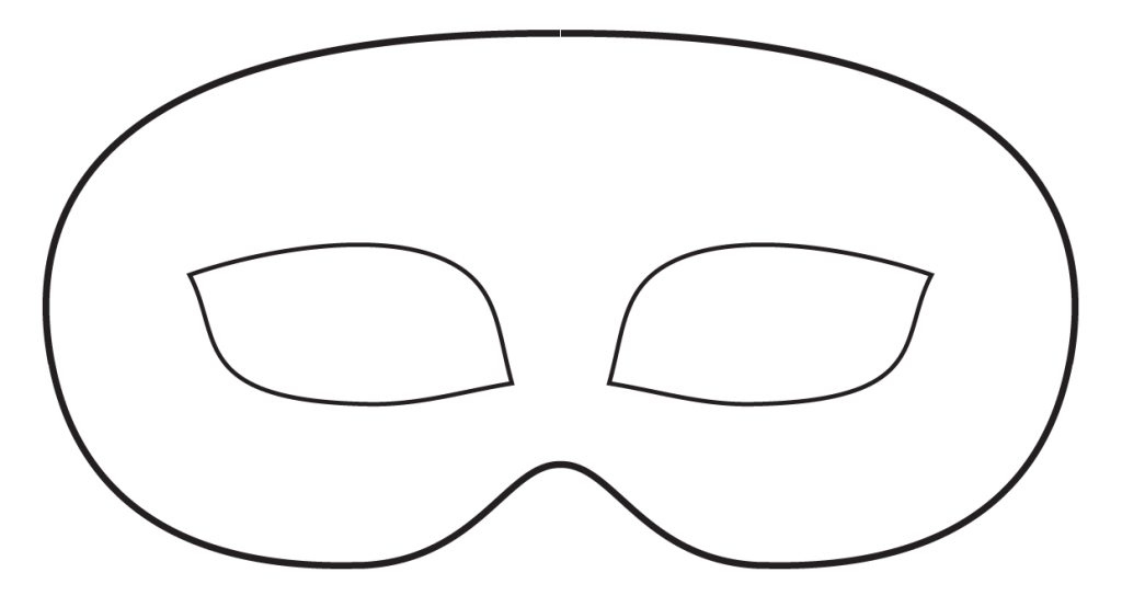 Printable Face Mask Template