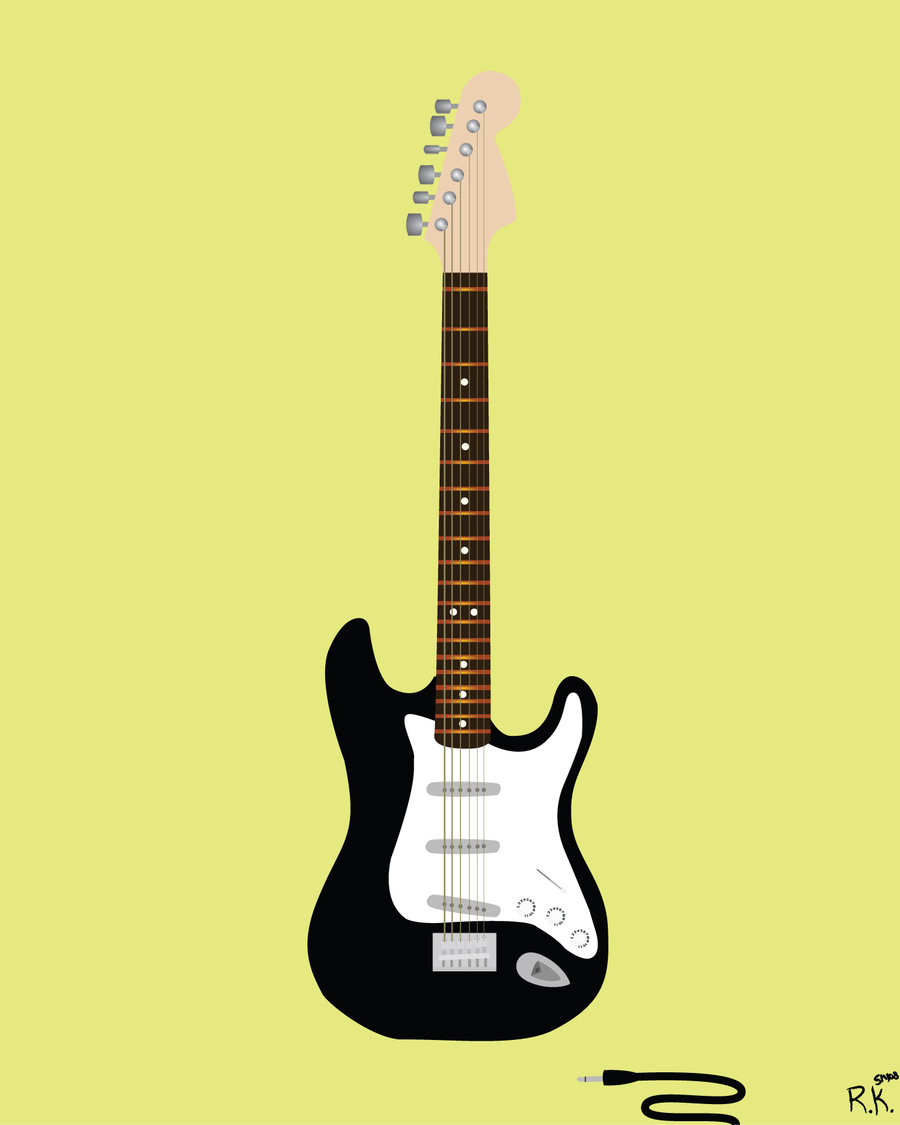 vector guitar. by nightpack on DeviantArt