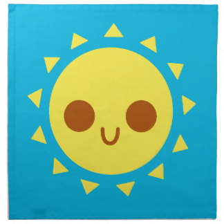 Cute Sun Napkins, Cute Sun Cloth Napkin Designs