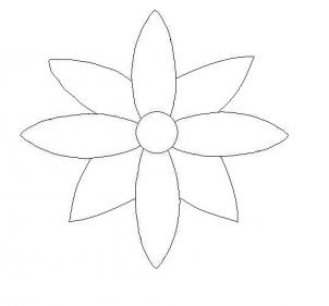 Flowers - How To Draw A Flower Easy, Step by Step
