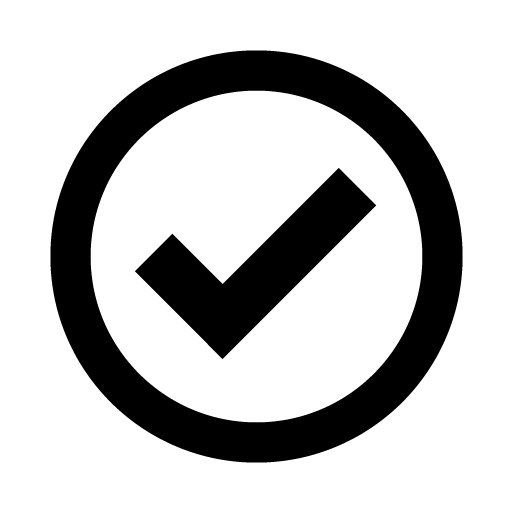 Pix For > Black Check Mark Png