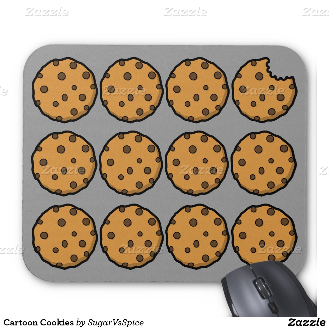 Cartoon Cookies Mouse Pad | Zazzle