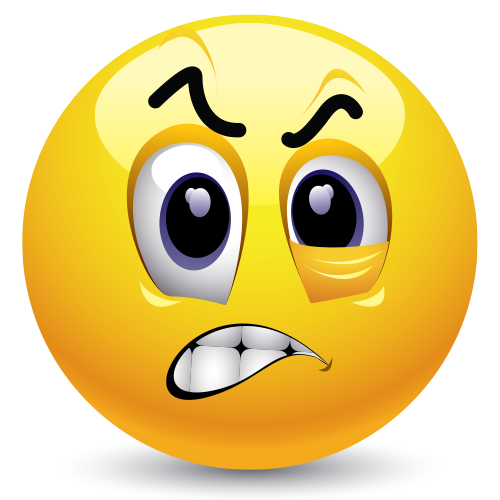 Frustrated Emoticon - Facebook Symbols and Chat Emoticons