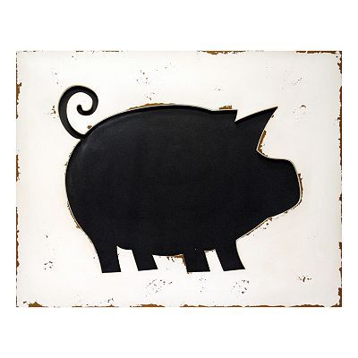 Pig Silhouette Wall Art | Crafts | Pinterest