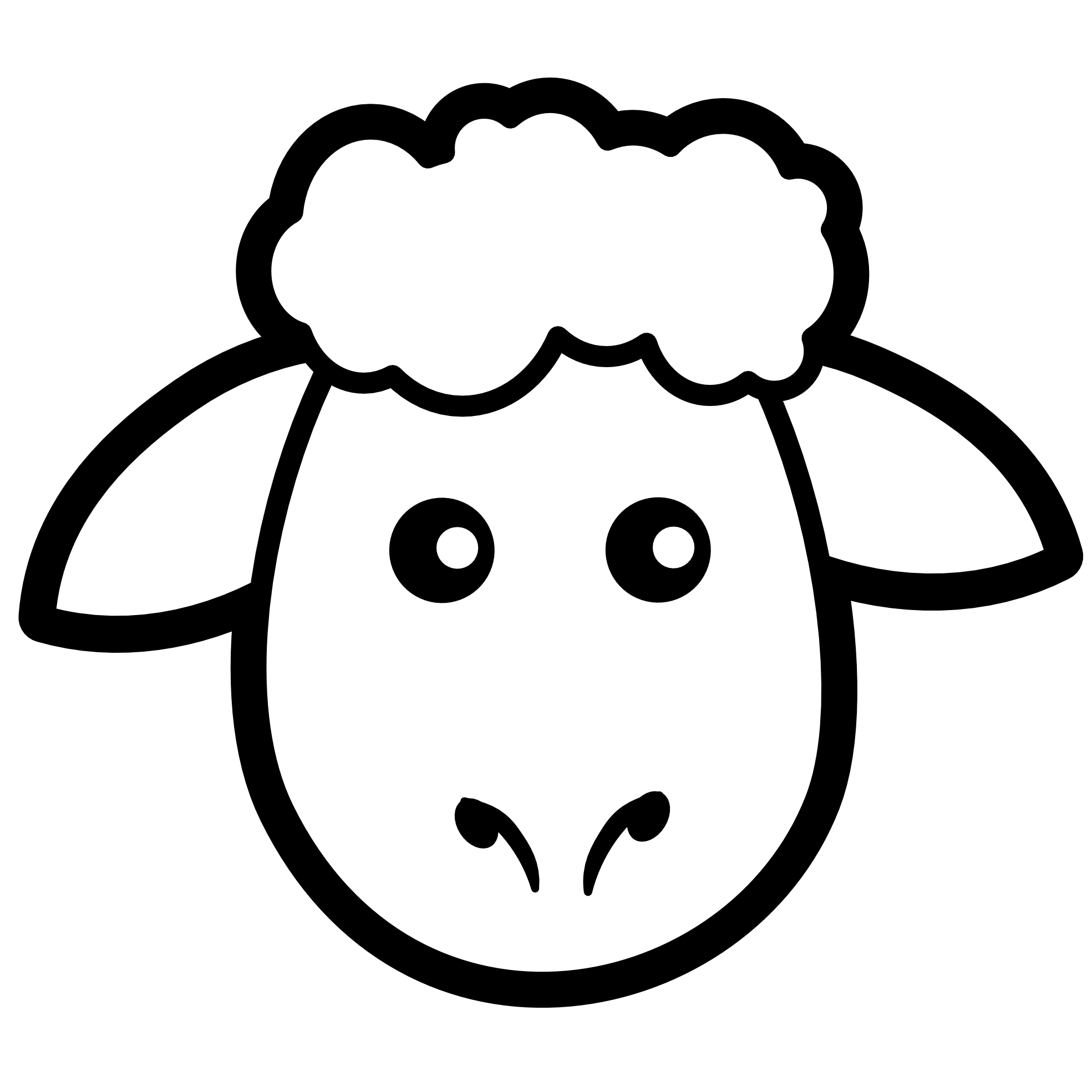 Sheep Face Drawing - Gallery