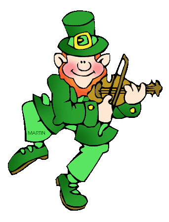 Free St. Patrick's Day Clip Art by Phillip Martin, Irish Fiddle