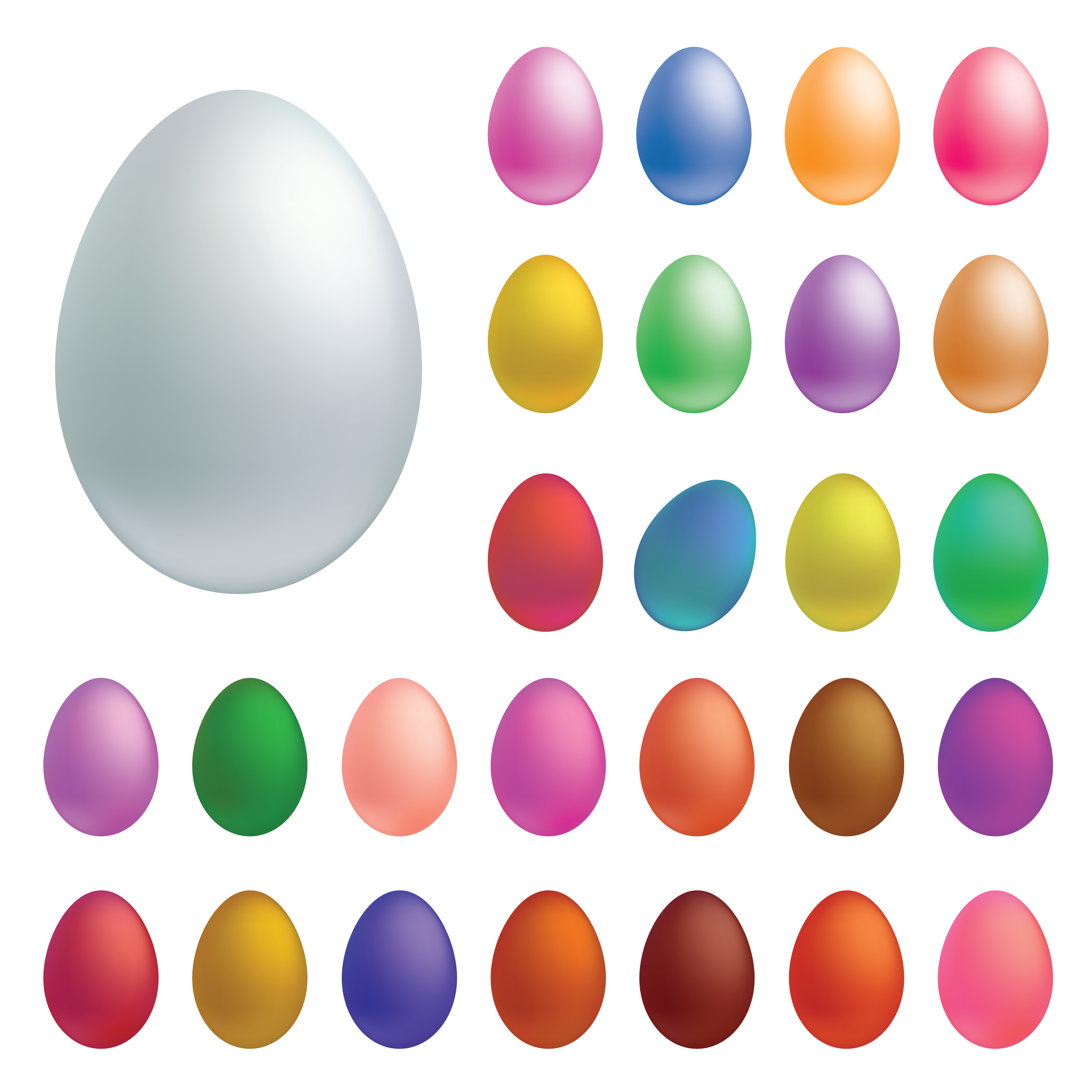 Free Easter Eggs Free Vector / 4Vector