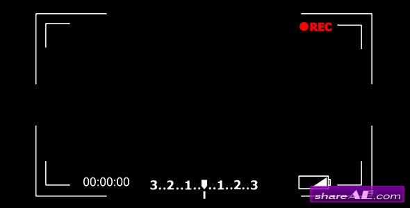 Camera Recording Screen - Motion Graphic (Videohive) » Adobe After ...