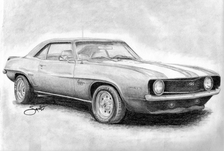 Muscle Car Drawings | Muscle Car" | Cars | Pinterest