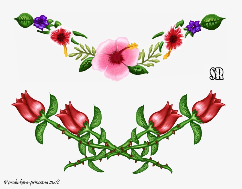 Flower designs by pralinkova-princezna on DeviantArt