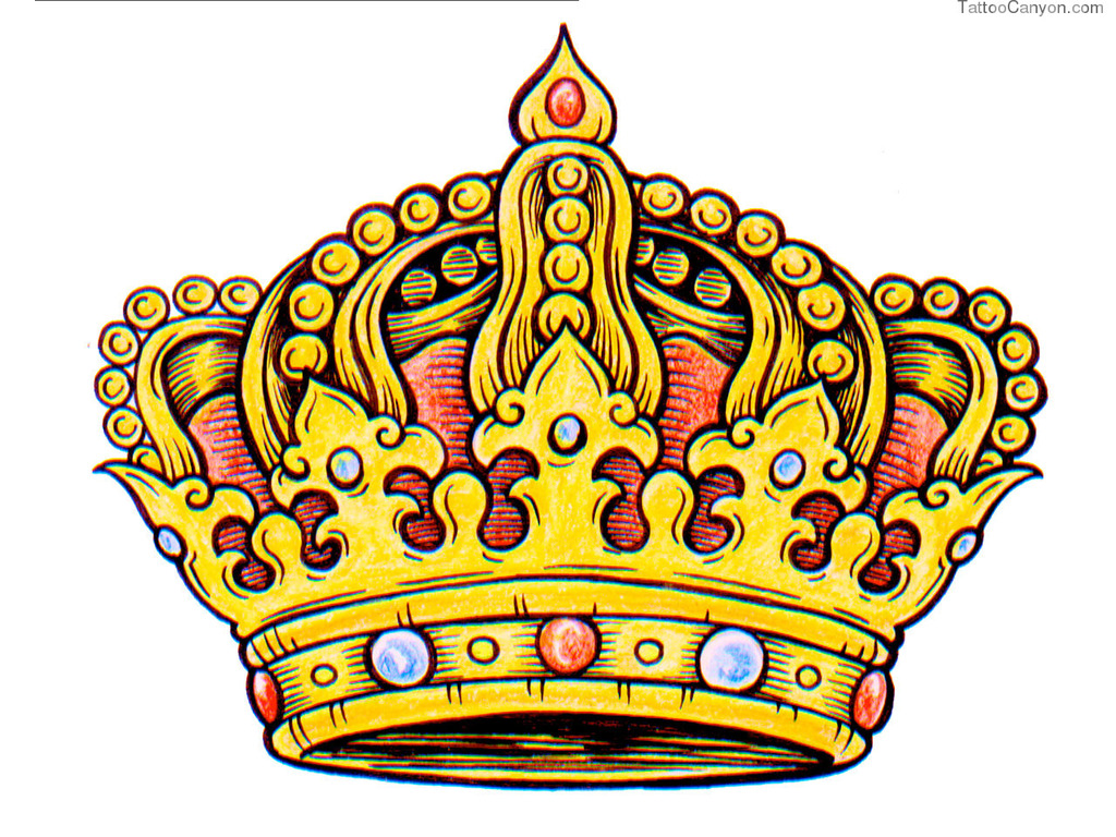 King Crown Tattoo Sample | Tattoobite.com