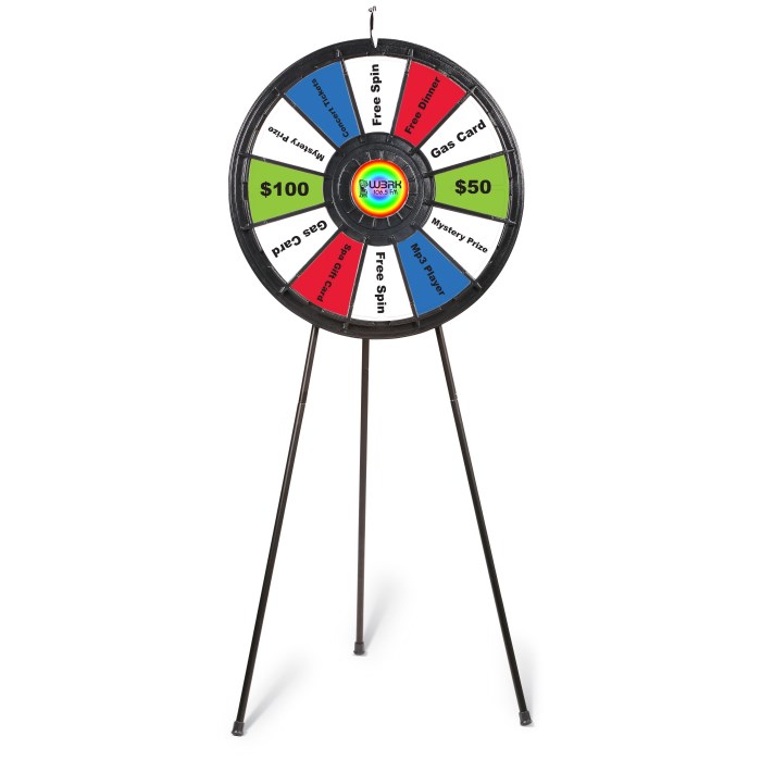 Trade Show Games | Prize Wheel w/Soft Carry Case (Item No. 104295 ...