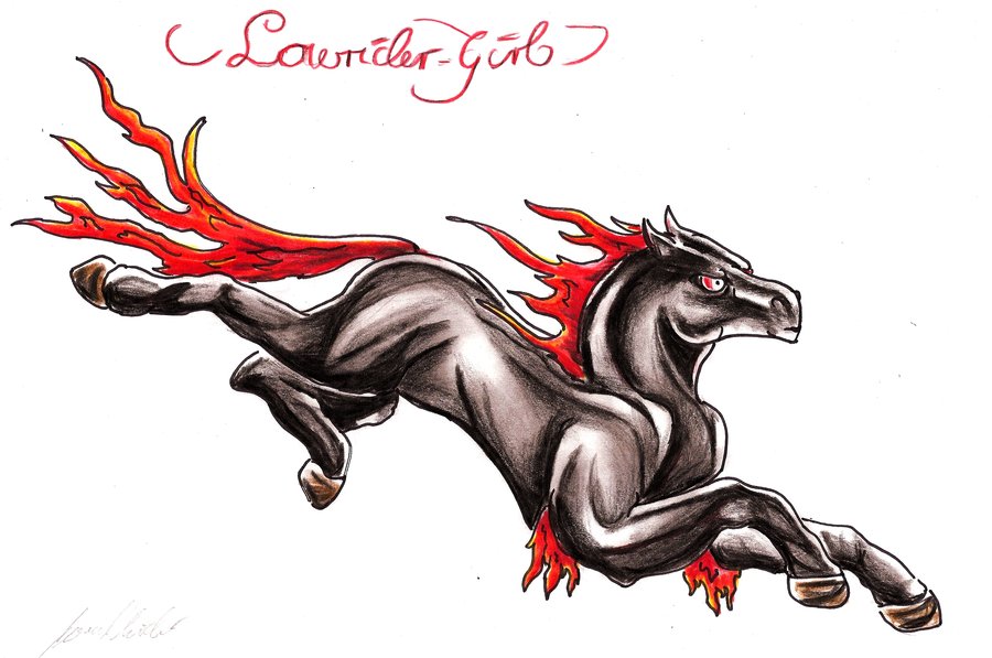 Fire Horse Tattoos