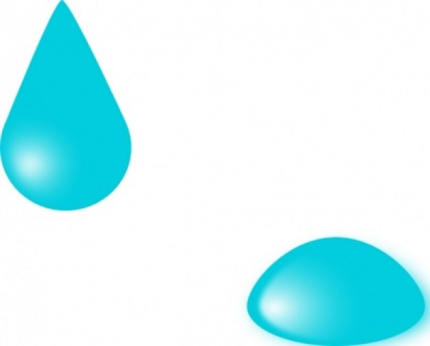 Water Drops clip art Vector | Free Download