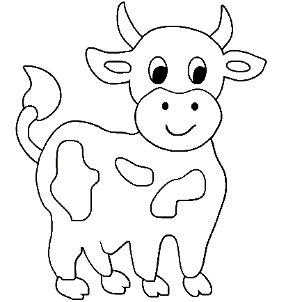 word cow Colouring Pages (page 2)