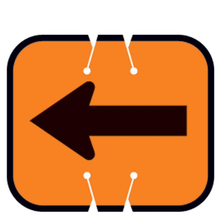 Cone Sign - Arrow (Right or Left), Non-Reflective | AW Direct