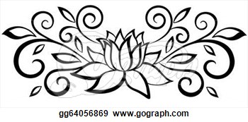 Black And White Flower Drawing | Clipart Panda - Free Clipart Images