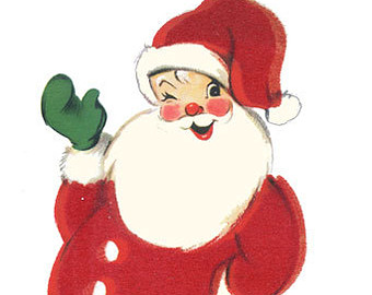 Popular items for santa clipart on Etsy