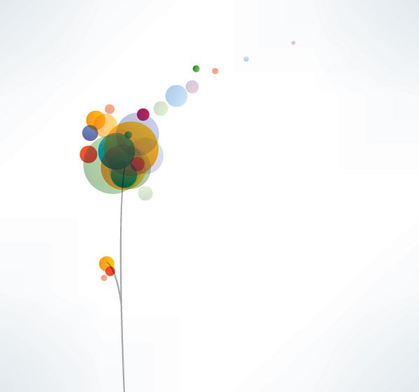 Flowers and Swirls Vector Graphics at DryIcons.com