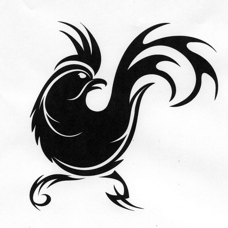 Rooster And Pig Tattoos 2010 Zodiac Images