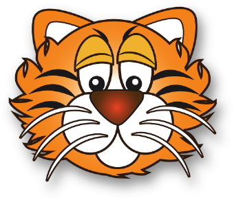 Tiger Face Clipart Black And White | Clipart Panda - Free Clipart ...