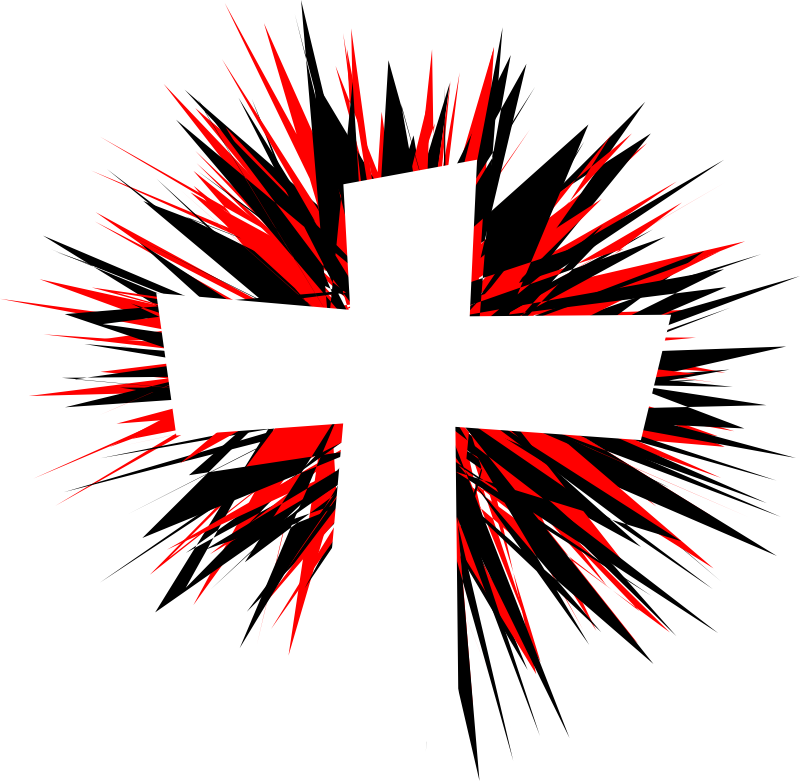 Clipart - Glow Cross