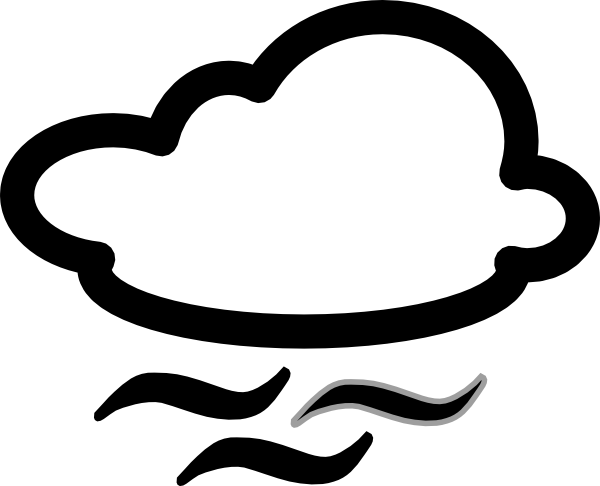 Windy Clipart Black And White | Clipart Panda - Free Clipart Images