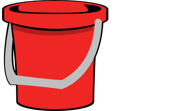 Red Bucket Clip Art at Clker.com - vector clip art online, royalty ...
