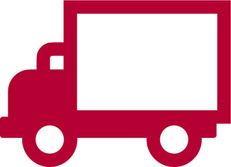 Stock Illustration - Drawing of a delivery truck