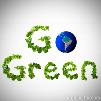 Mobavatar.com - I'm Green - Go Green Earth And Leaves : Free ...